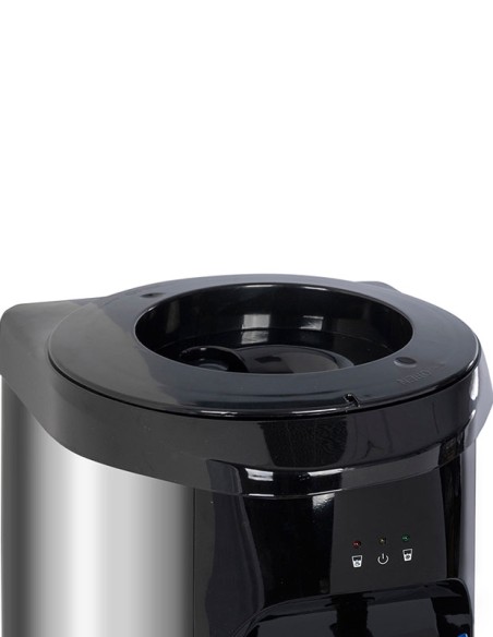 Fonte de água em aço inoxidável preto SLIM Import Company