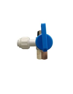 Válvula de esfera Tubo de 1/4" Rosca de 3/8