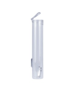 Porta-copos transparente para fontes de água