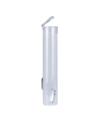 Porta-copos transparente para fontes de água