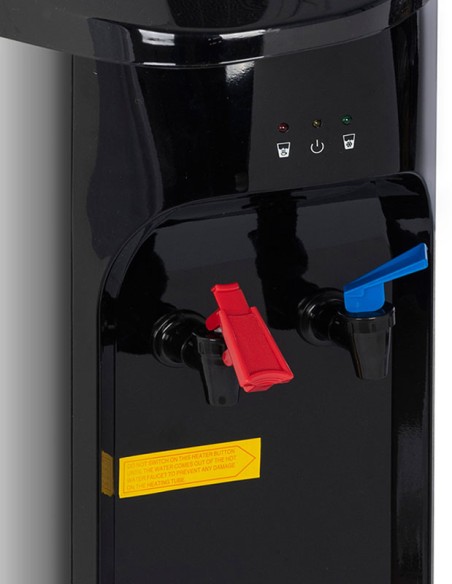 Fonte de água em aço inoxidável preto SLIM Import Company