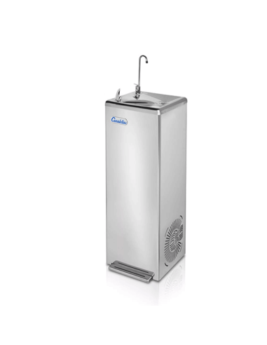 Fonte de água de duas temperaturas Tormes série M-66A de Canaletas com pedal